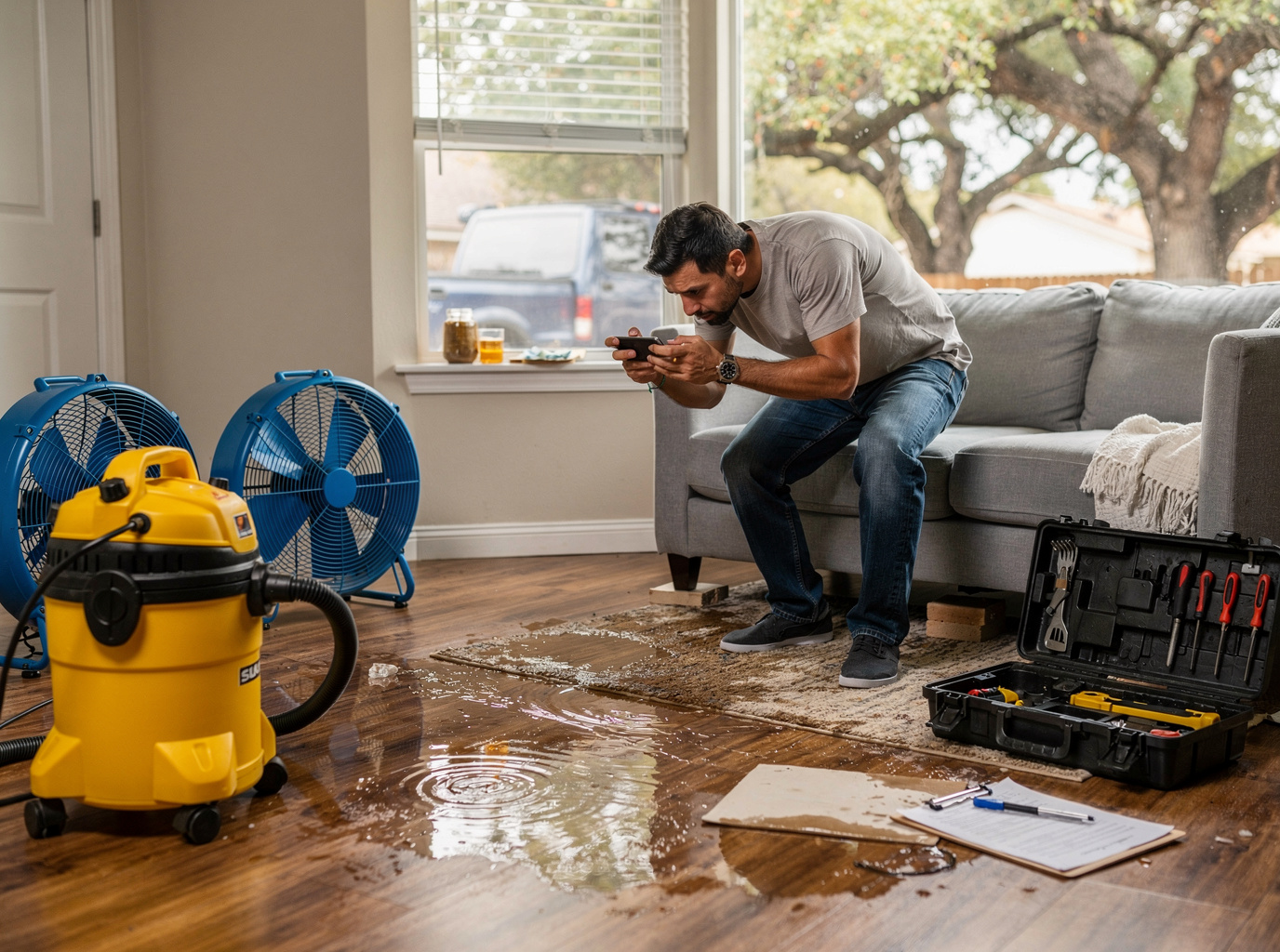What To Do In The First 24 Hours After Water Damage In Austin