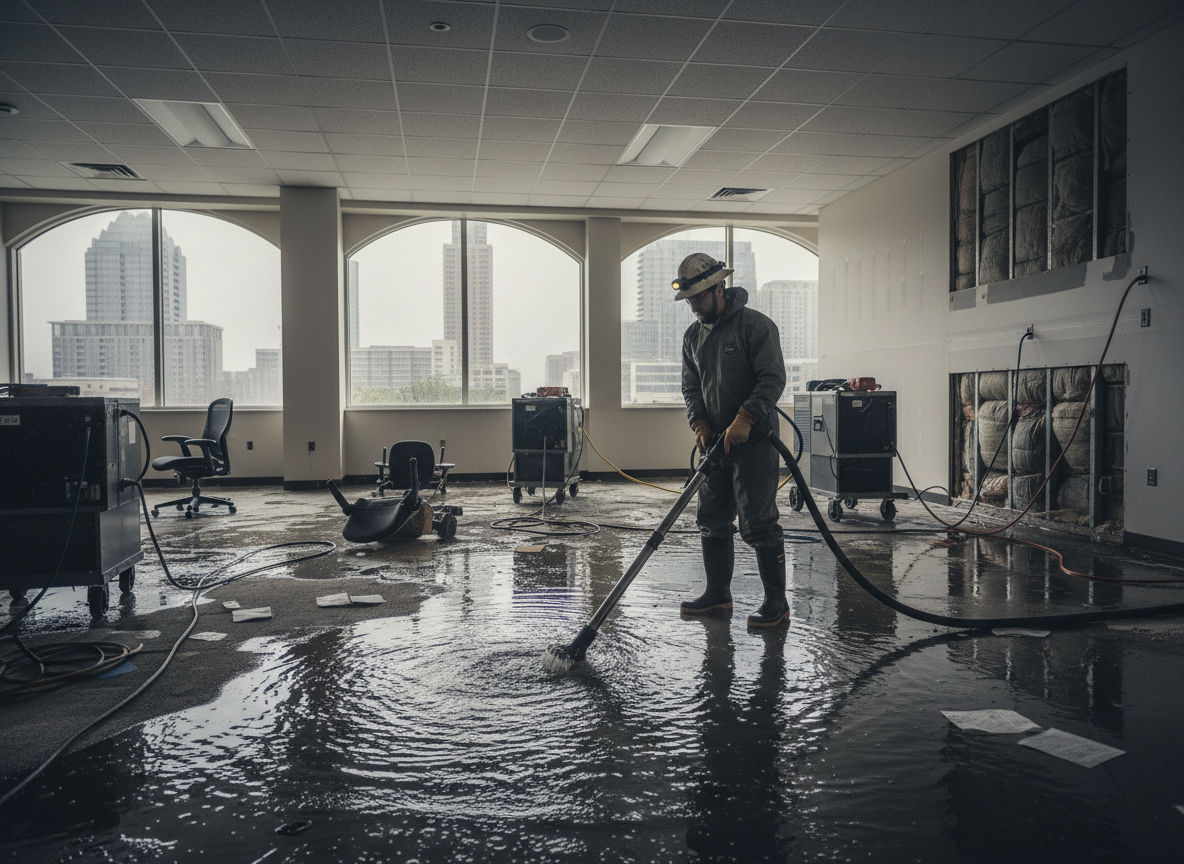 water damage repair in Buda