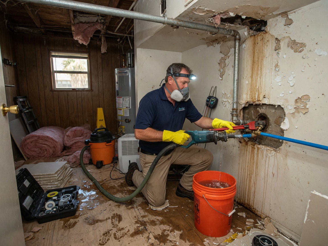 water damage repair in Weir