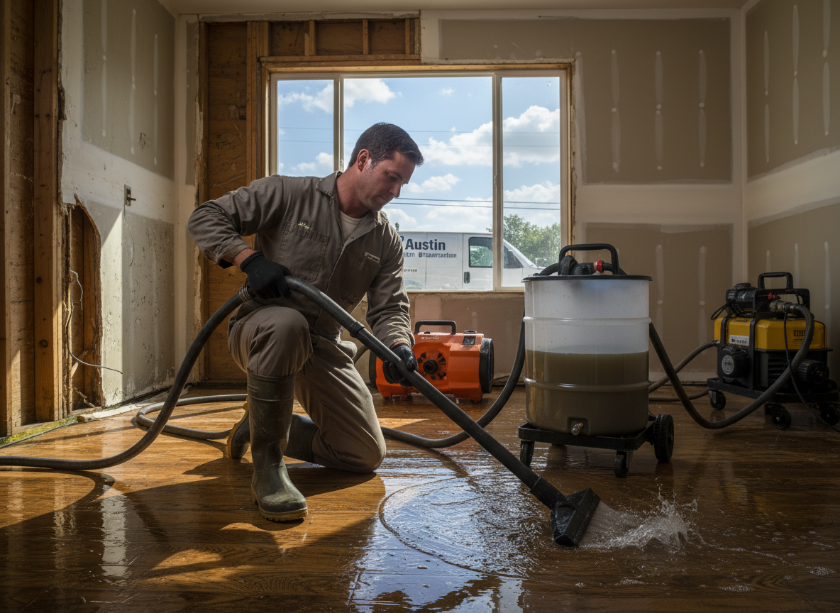 water damage repair in Brushy Creek